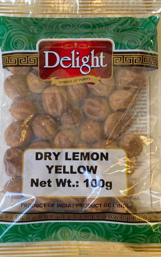 dry lemon yellow